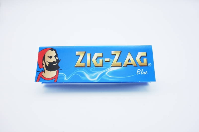 ZIG-ZAG PAPER　SINGLE　BLUE